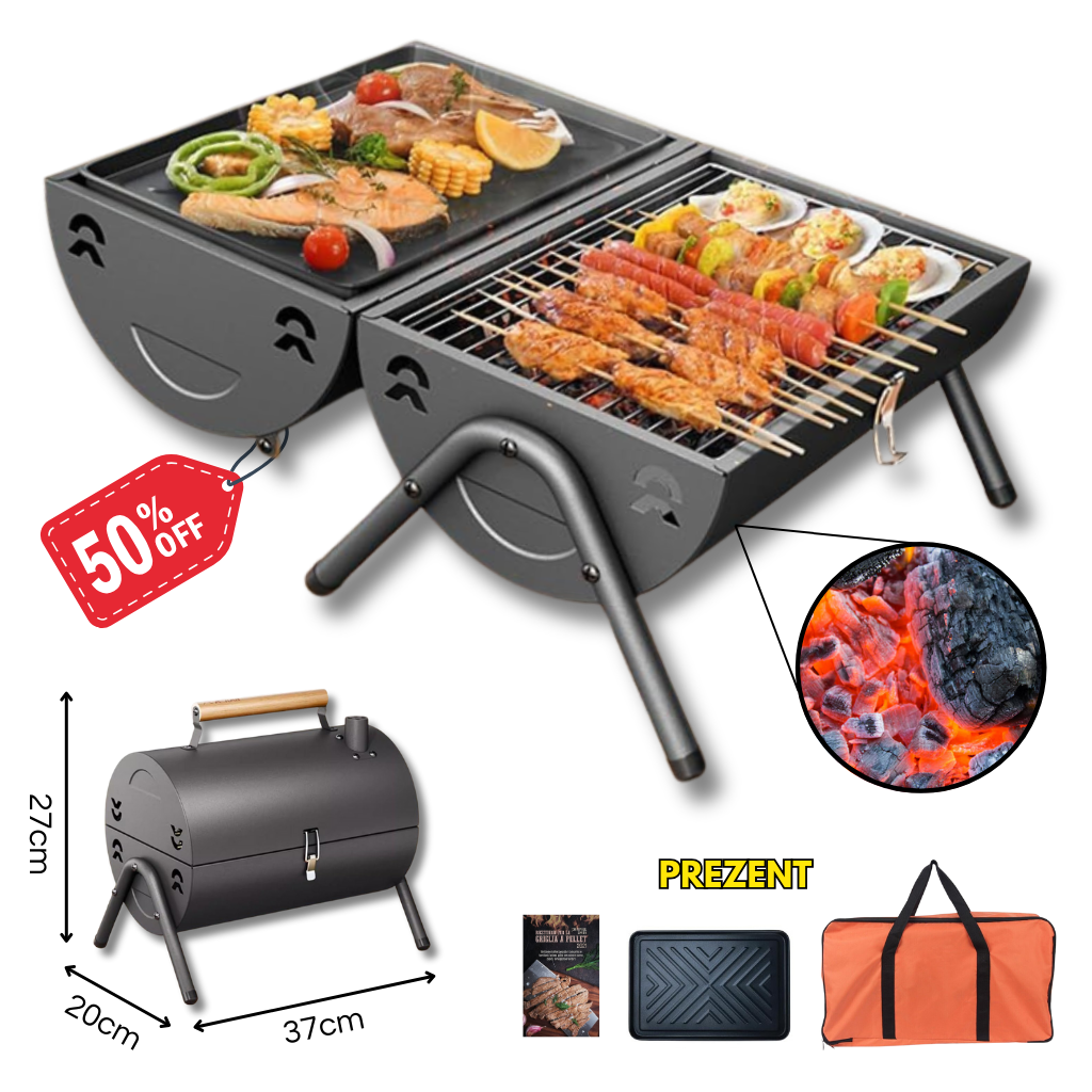Grill przenośny węglowy