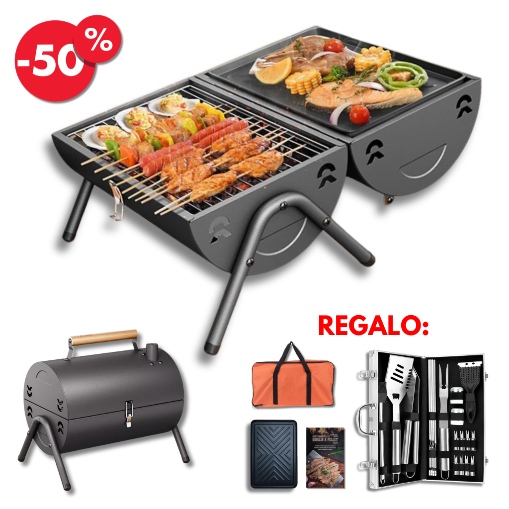 BBQ Portátil a Carbón